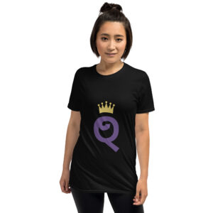Kurzärmeliges Unisex-T-Shirt Damen “Queen”