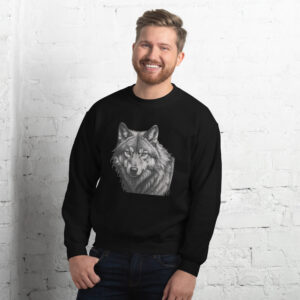 Unisex-Pullover “Wolfskopf”