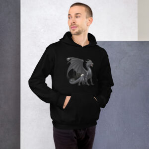 Unisex-Kapuzenpullover “Drache”