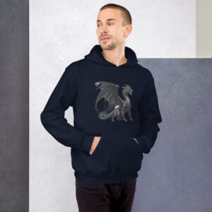 Unisex-Kapuzenpullover “Drache”